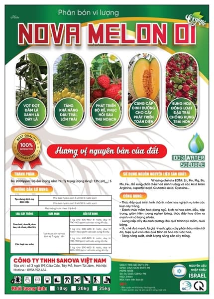 Phân bón vi lượng Funo-PN01 (Nova Melon 01)