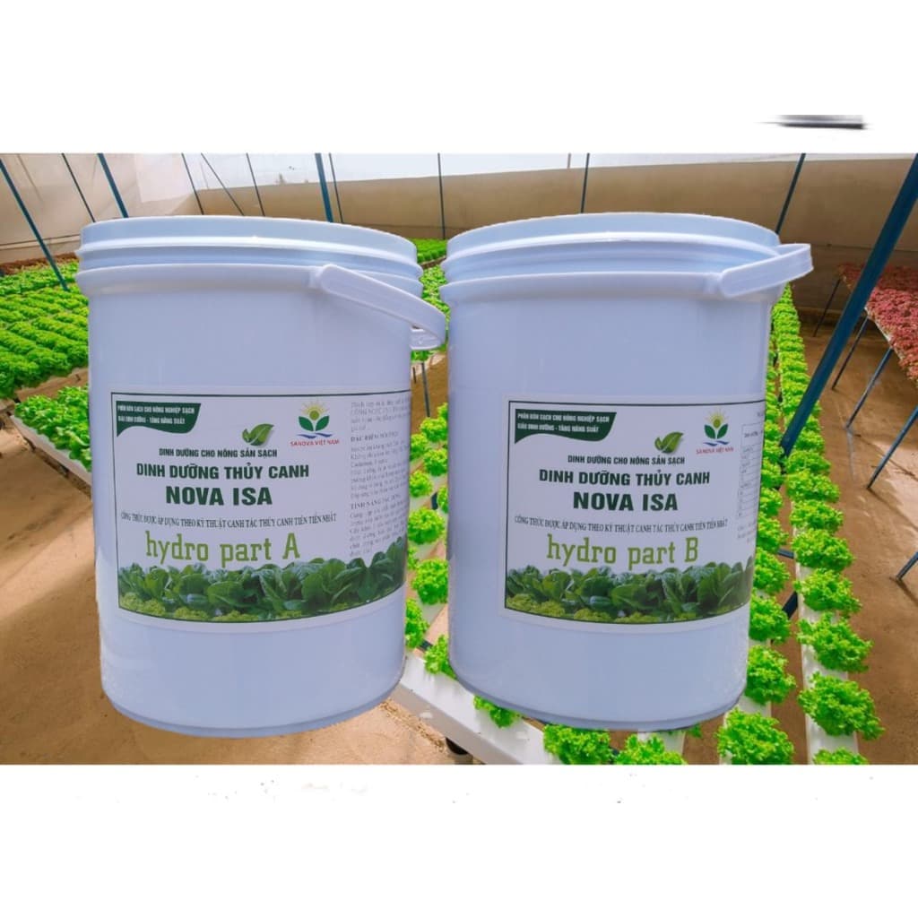 Dinh dưỡng trồng rau củ quả thủy canh NOVA ISA 100 chuyên trang trại